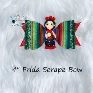 Frida Kahlo Hair Bow